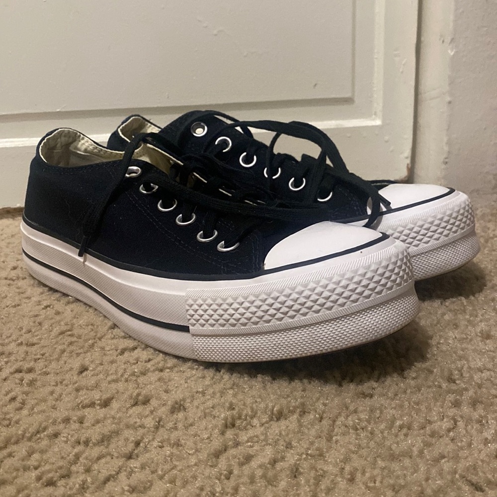 Platform Converse size 8.5W Black